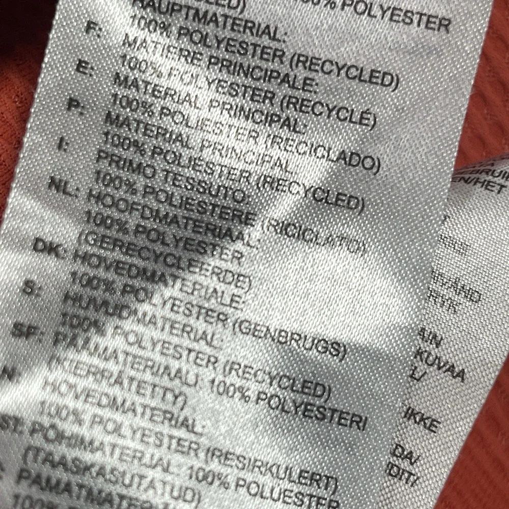 Adidas Heat RDY Performance Polo Shirt Men's Large‎ Orange Moisture Wicking - Picture 4 of 8